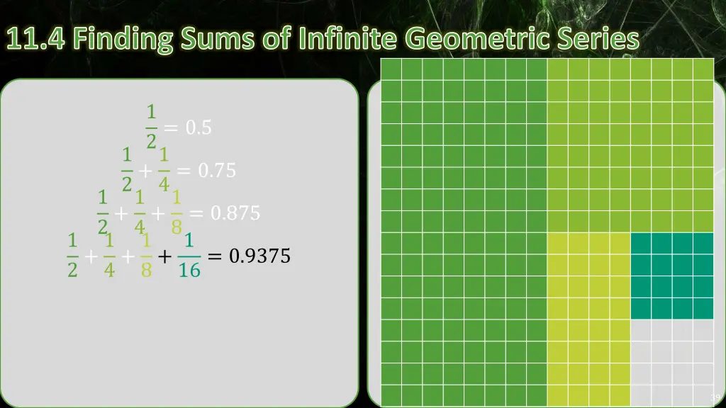 11 4 finding sums of infinite geometric series 5