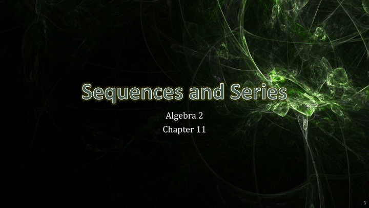 sequences and series