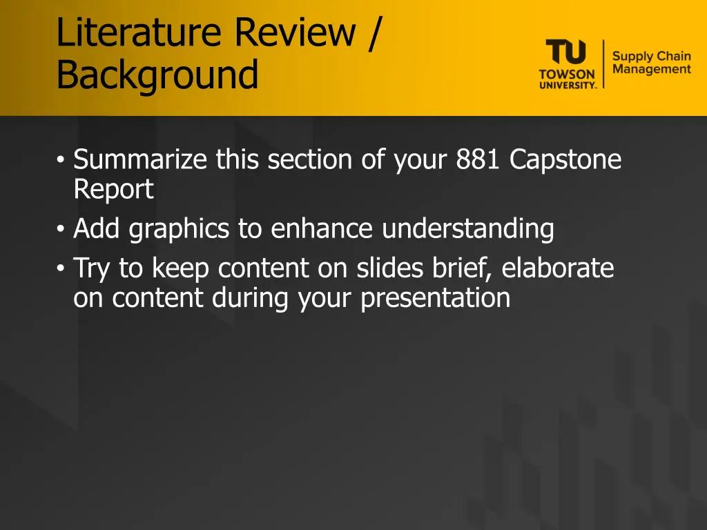 literature review background