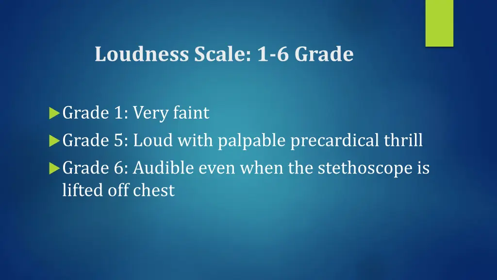 loudness scale 1 6 grade