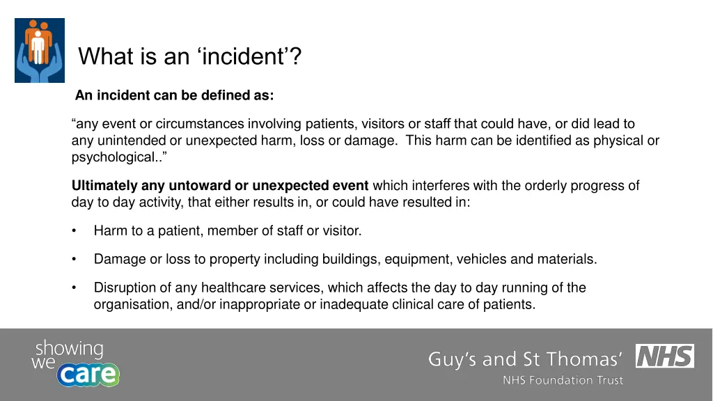 what is an incident