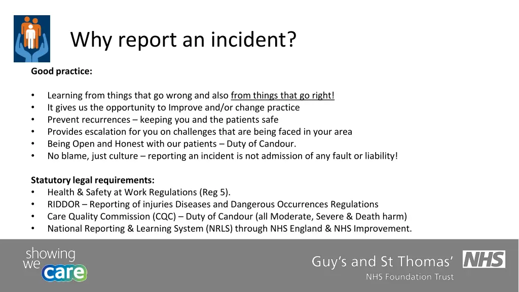 why report an incident