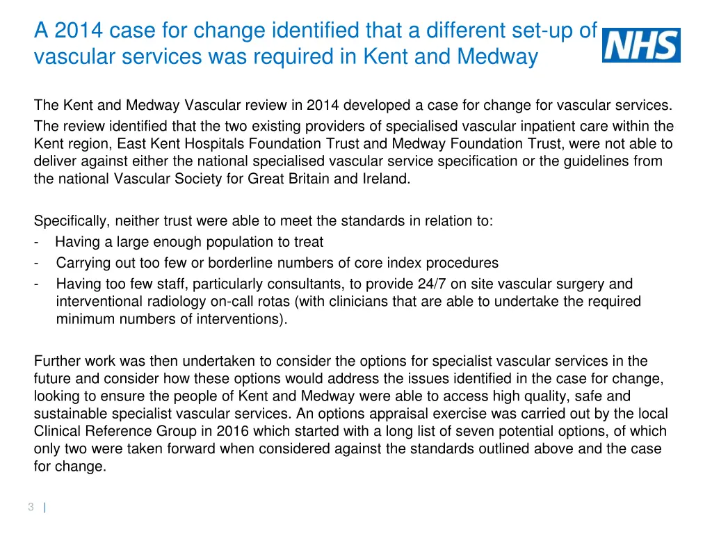 a 2014 case for change identified that