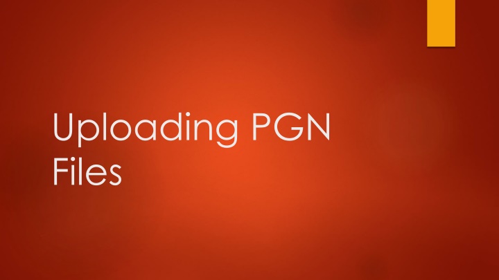 uploading pgn files