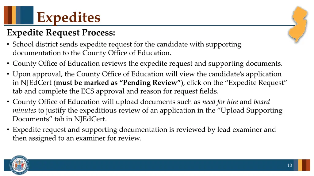 expedites expedite request process school