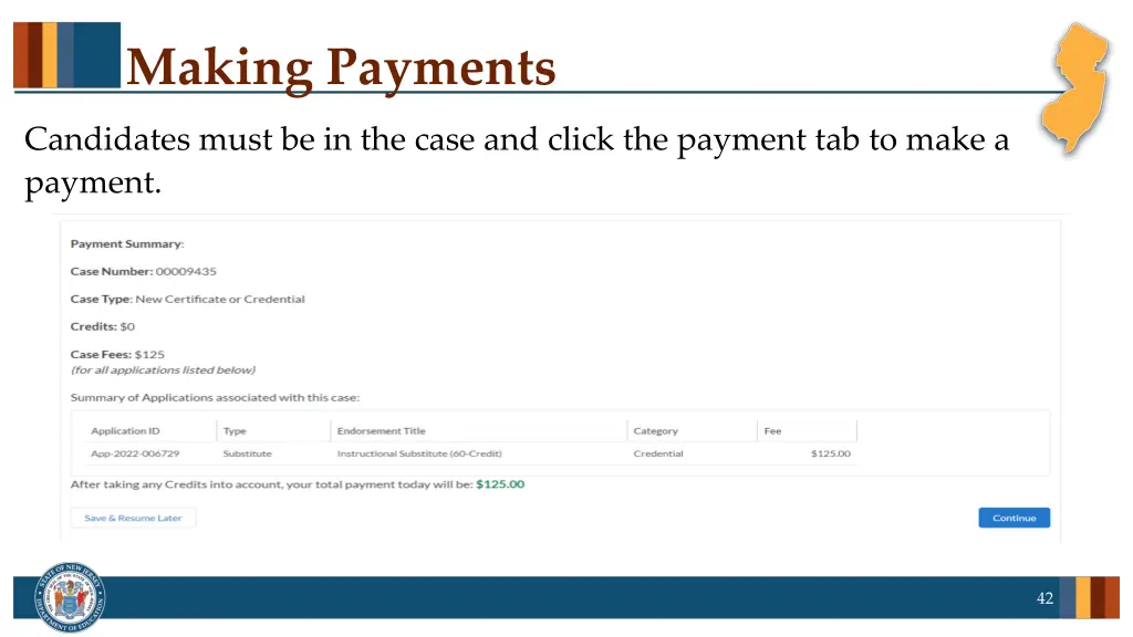 making payments