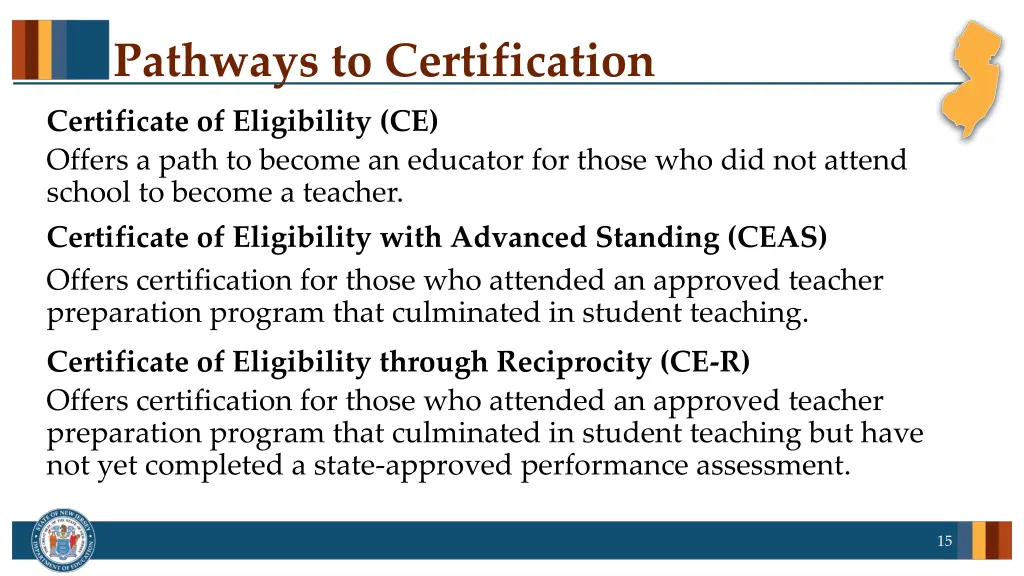 pathways to certification