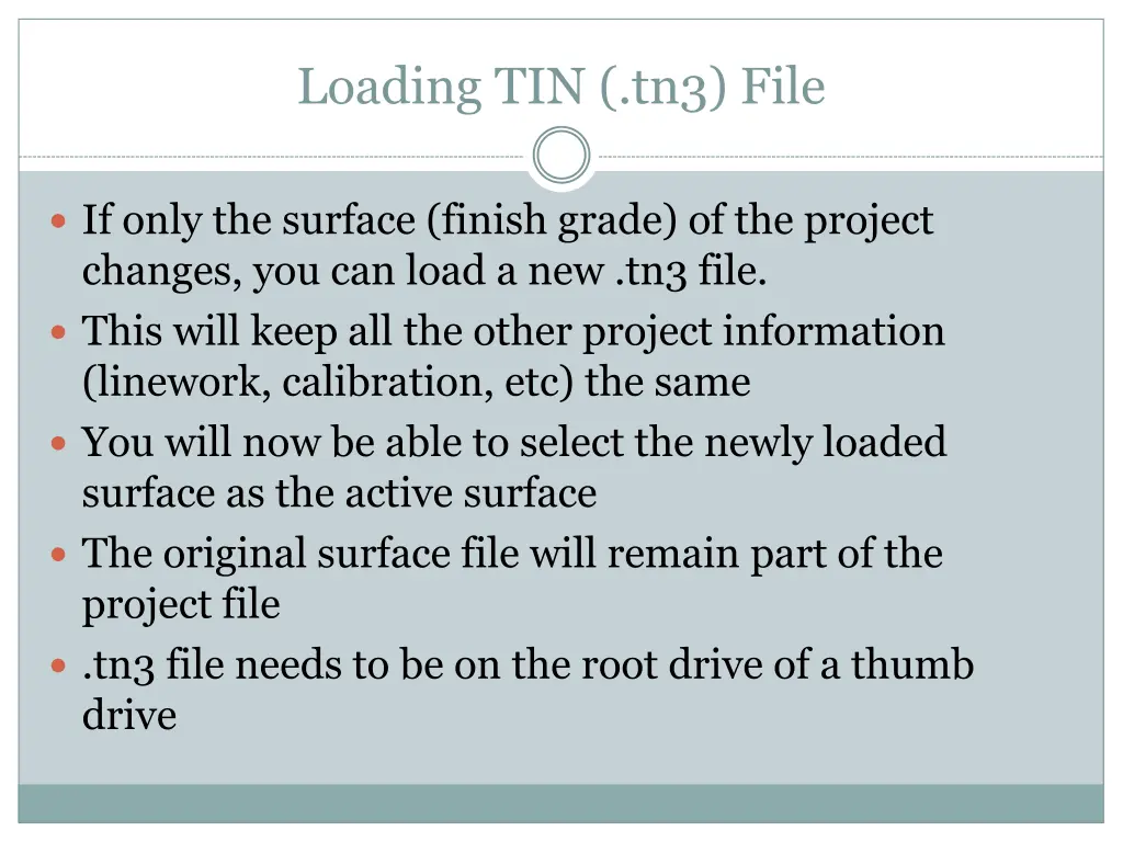 loading tin tn3 file