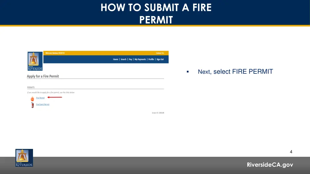 how to submit a fire permit 2