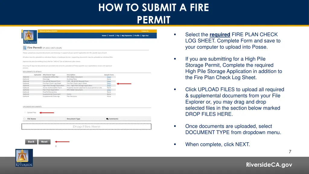 how to submit a fire permit 5