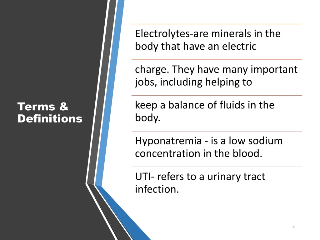 electrolytes are minerals in the body that have