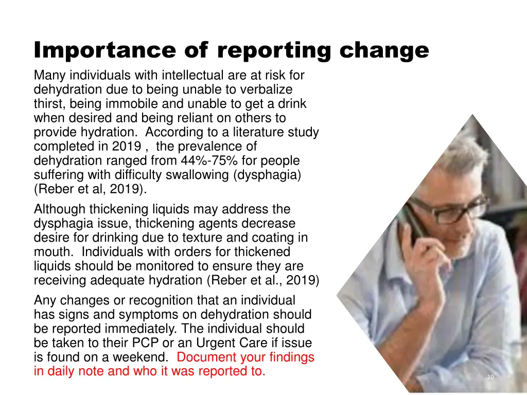 importance of reporting change many individuals