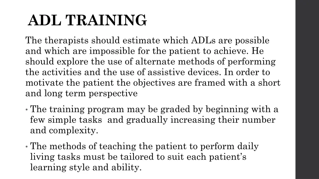 adl training