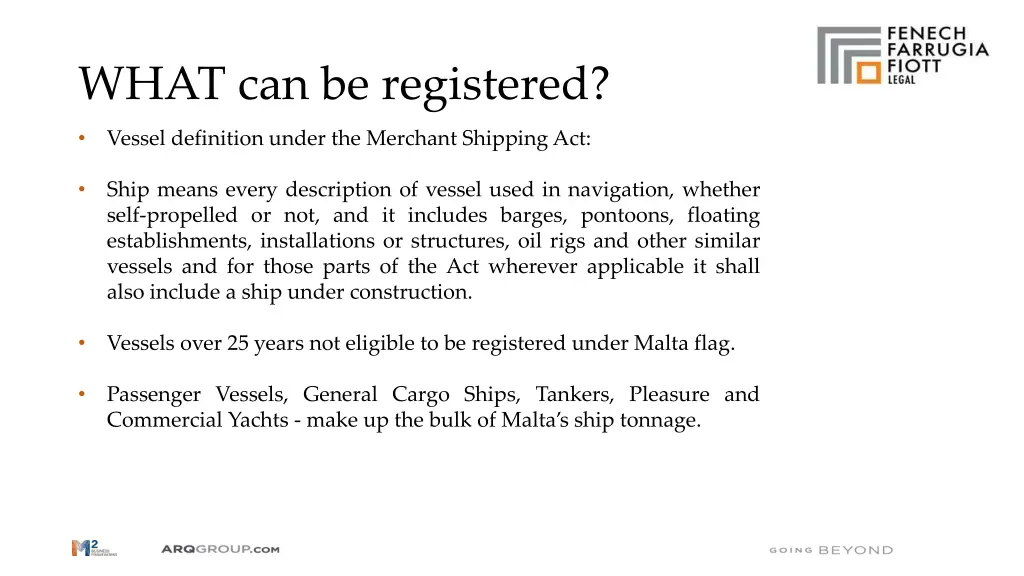 what can be registered