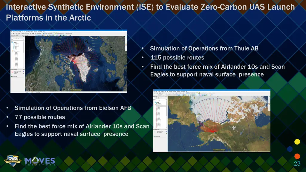 interactive synthetic environment ise to evaluate