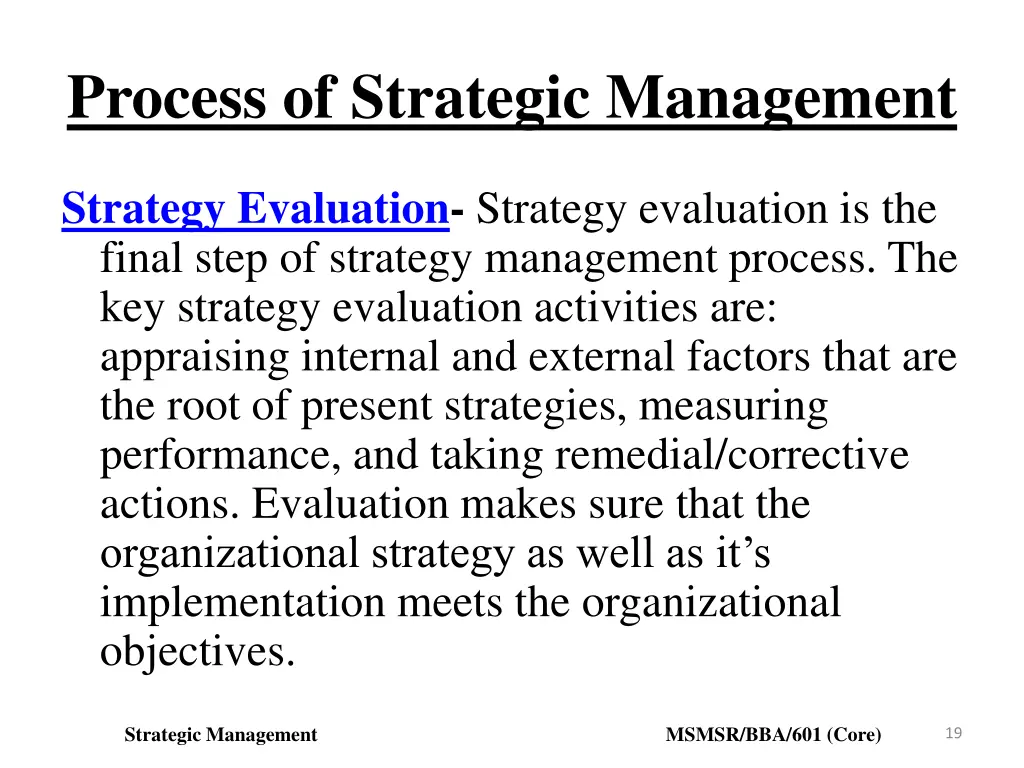 process of strategic management 2