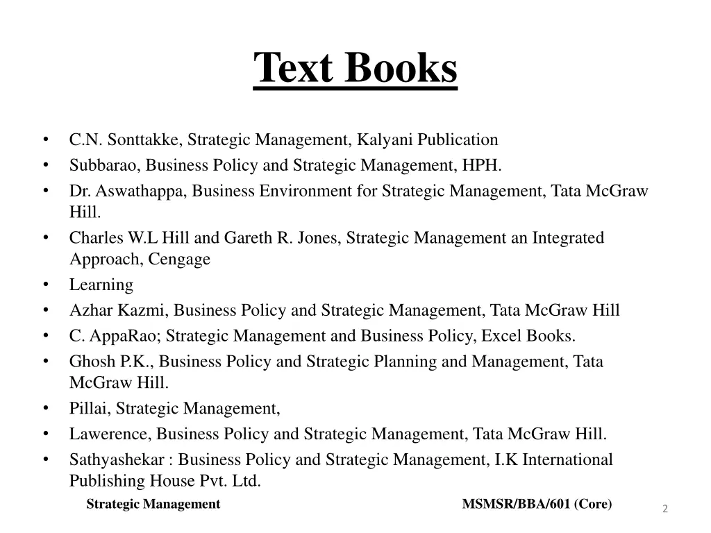 text books