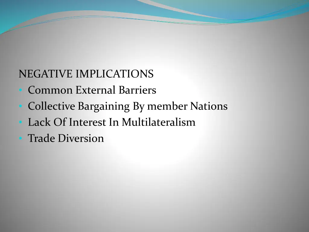 negative implications common external barriers