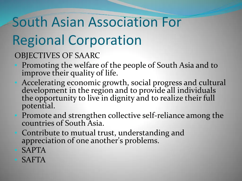 south asian association for regional corporation