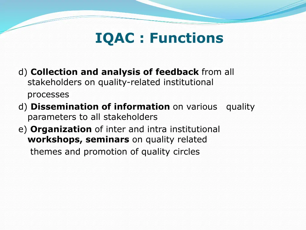 iqac functions 1