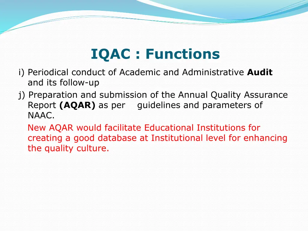 iqac functions 3