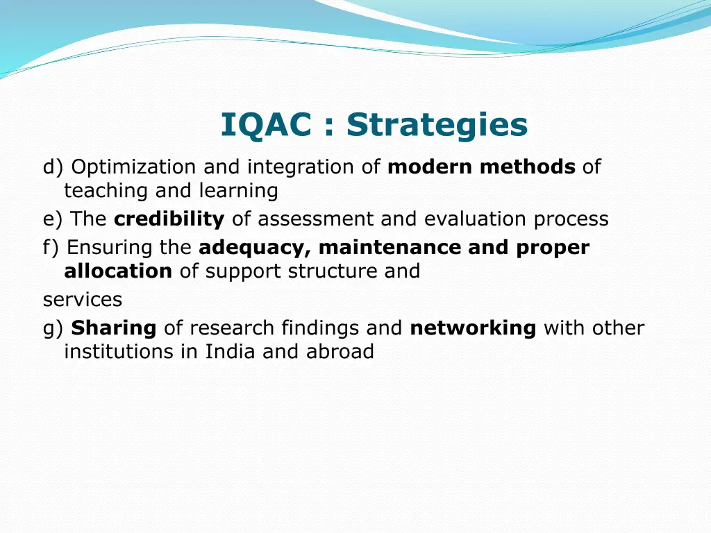 iqac strategies 1