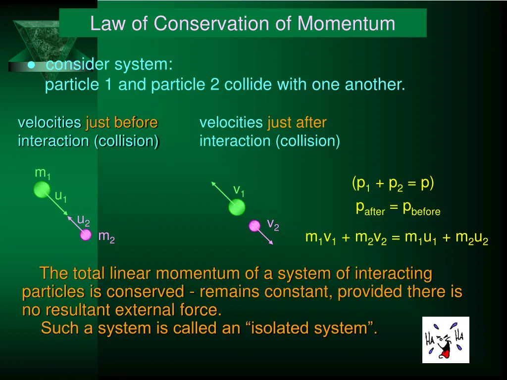 law of conservation of momentum