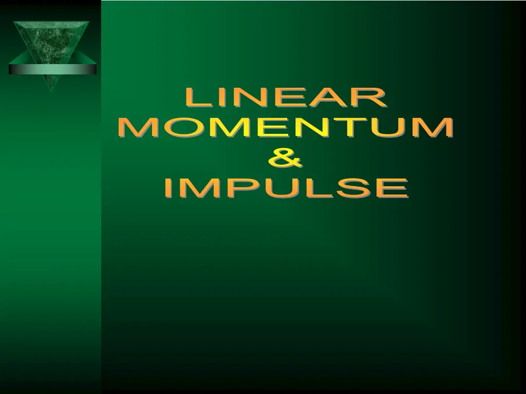 linear momentum impulse