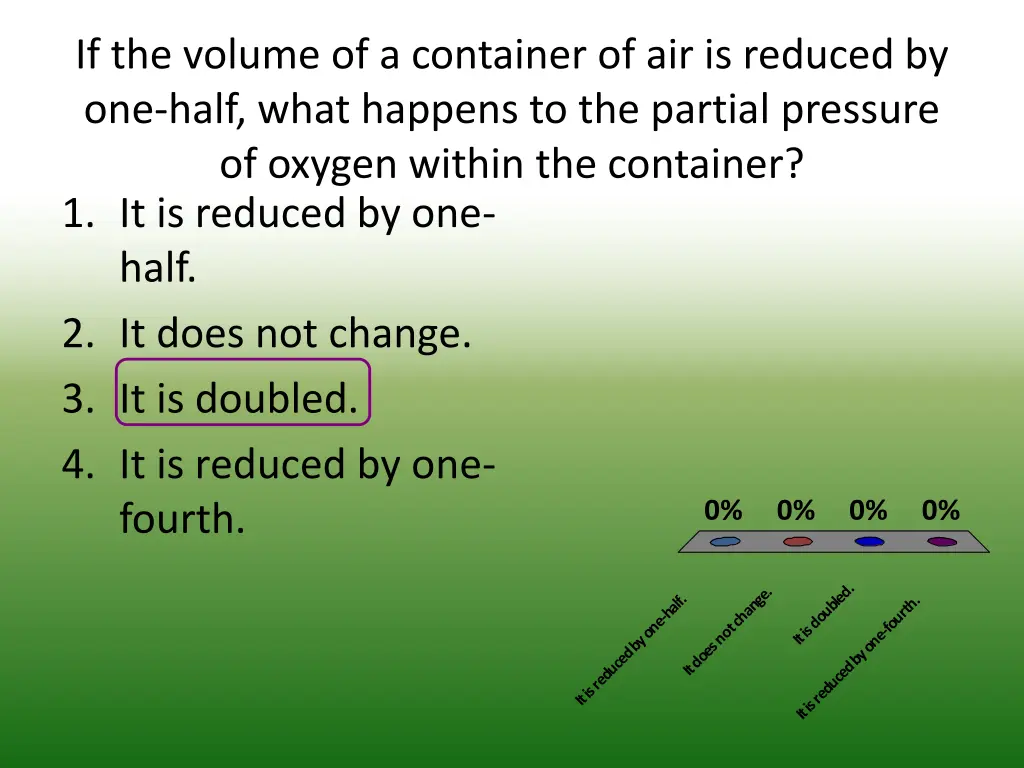 if the volume of a container of air is reduced