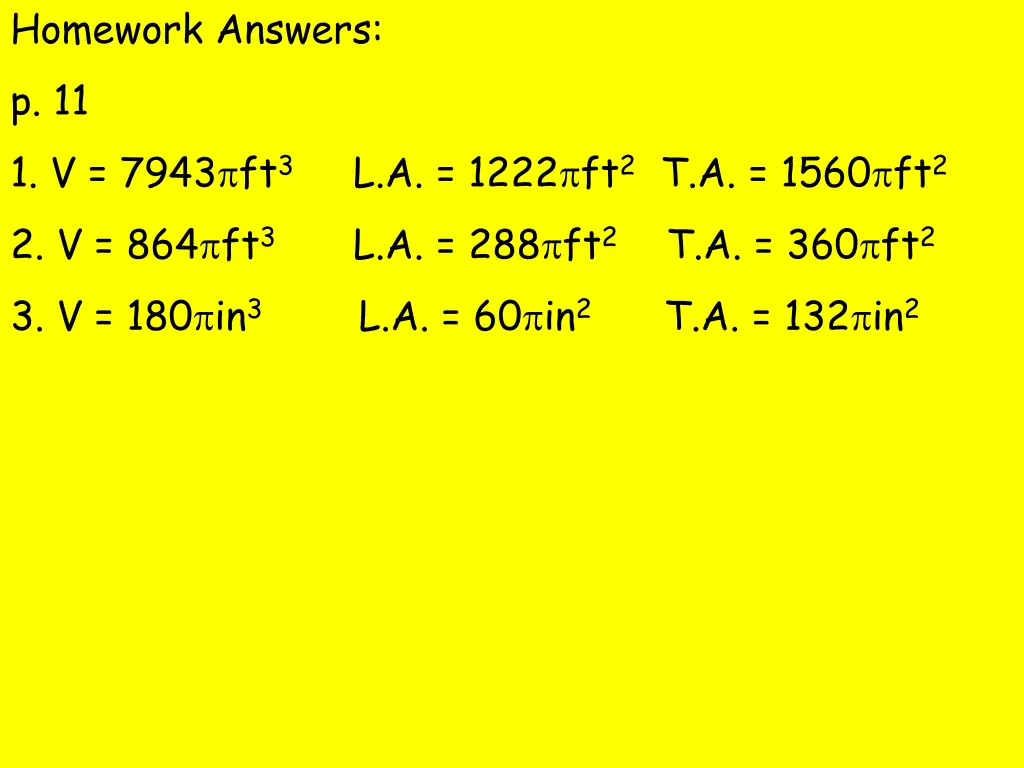 homework answers p 11 1 v 7943 ft 3 l a 1222