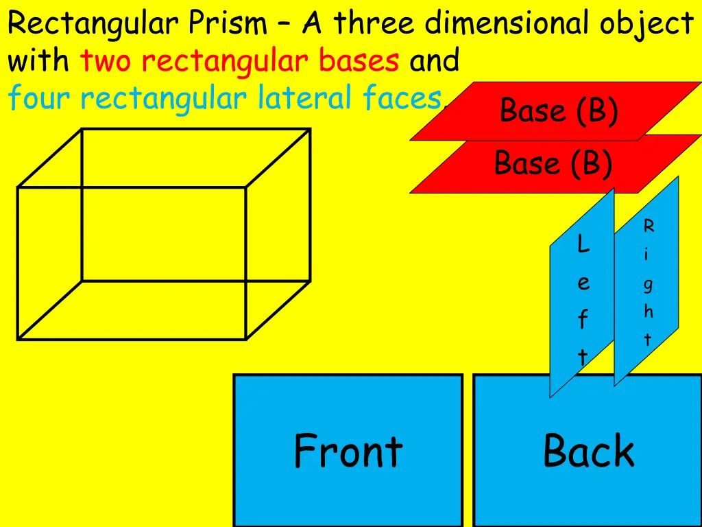 rectangular prism a three dimensional object with