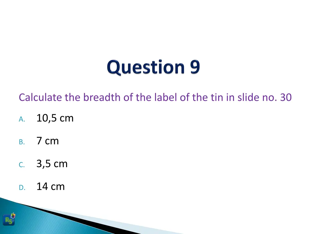 calculate the breadth of the label