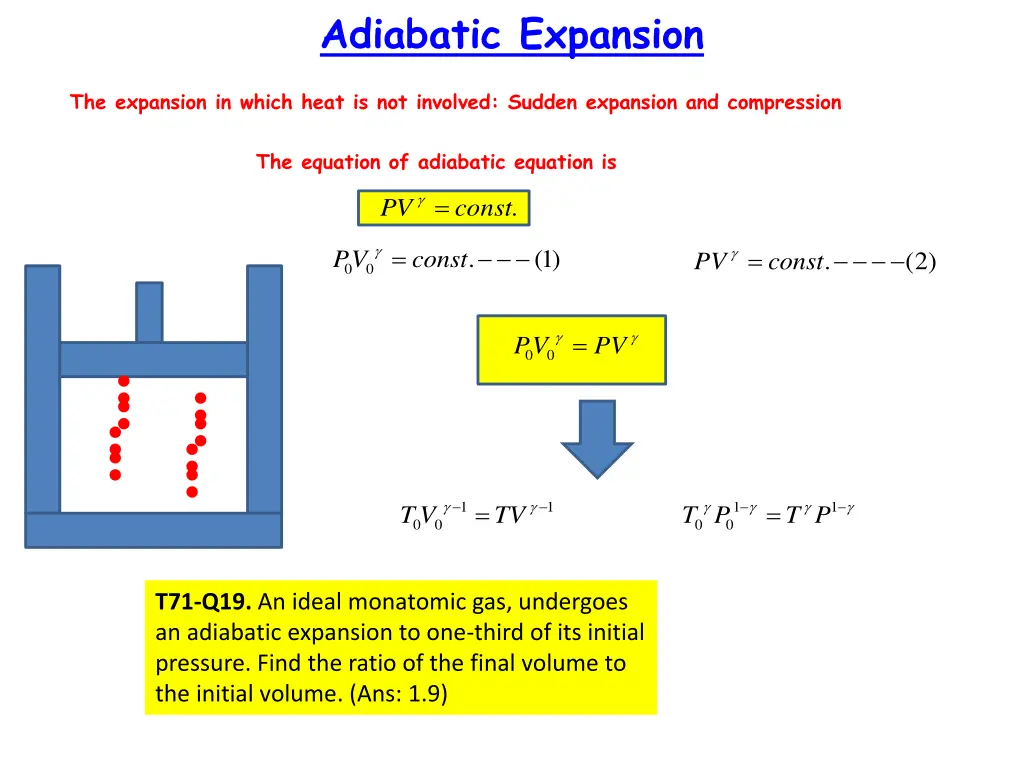 adiabatic expansion