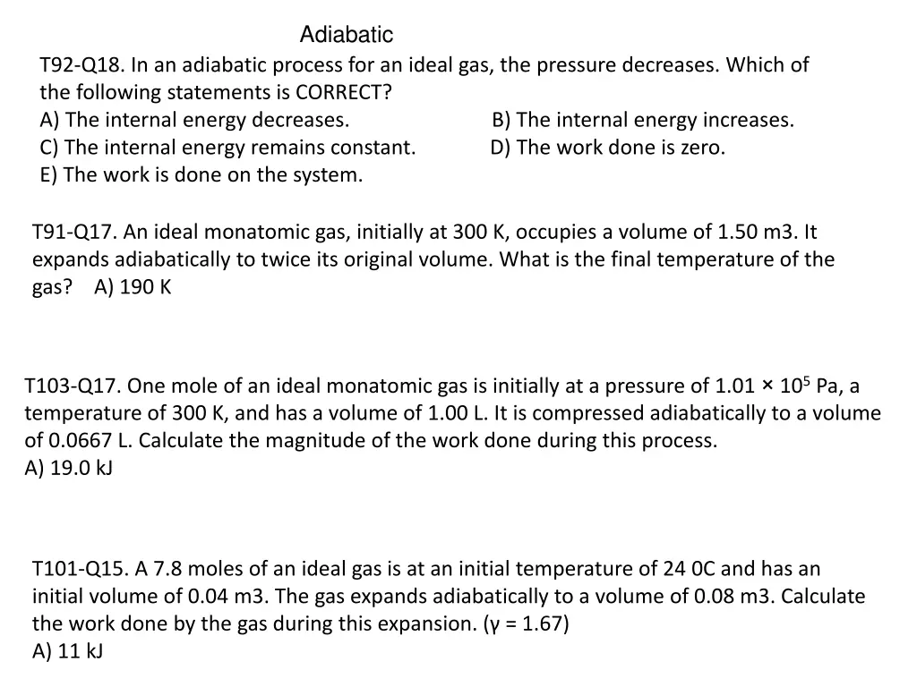 adiabatic