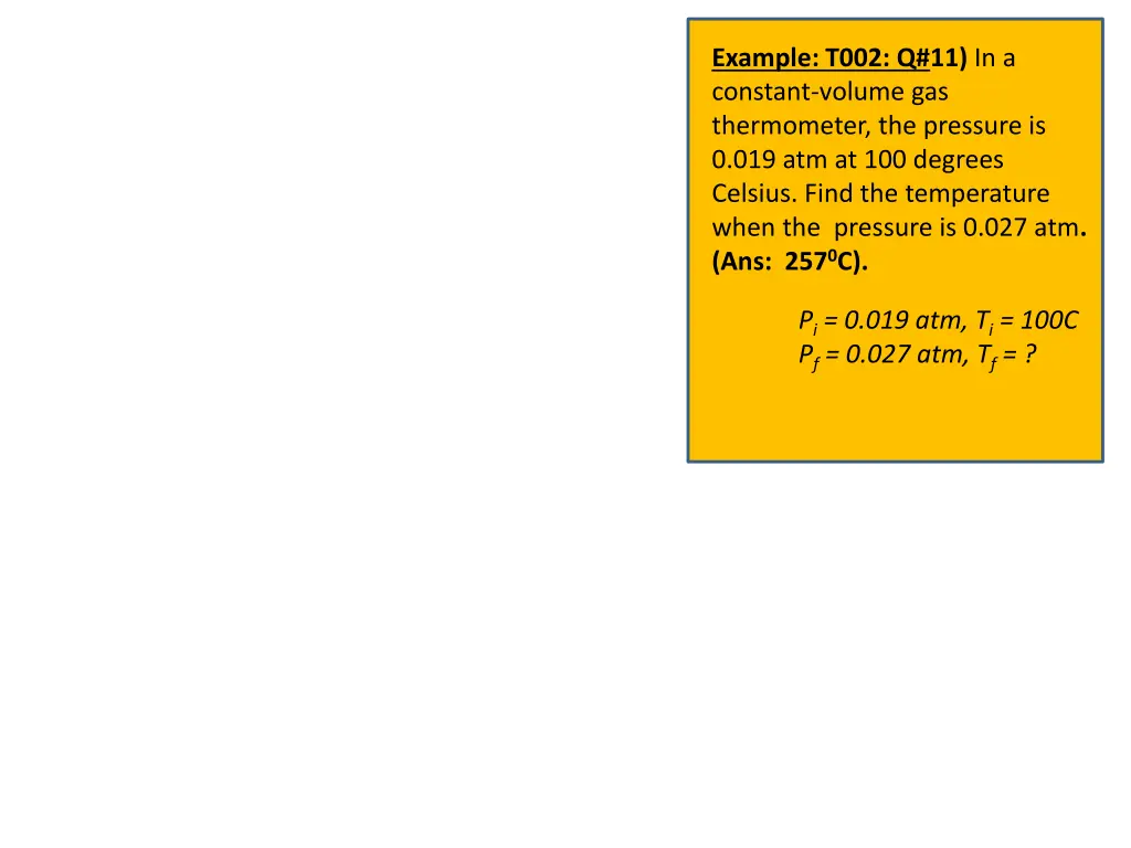 example t002 q 11 in a constant volume