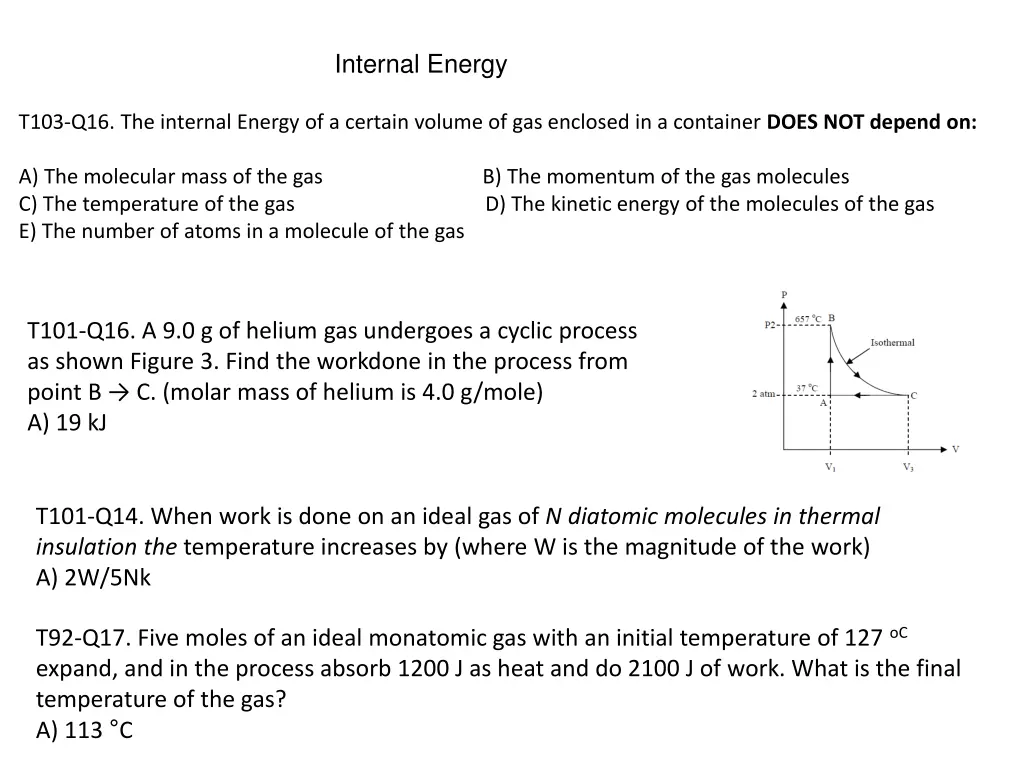 internal energy