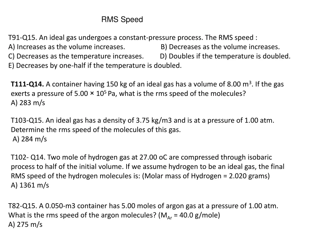 rms speed