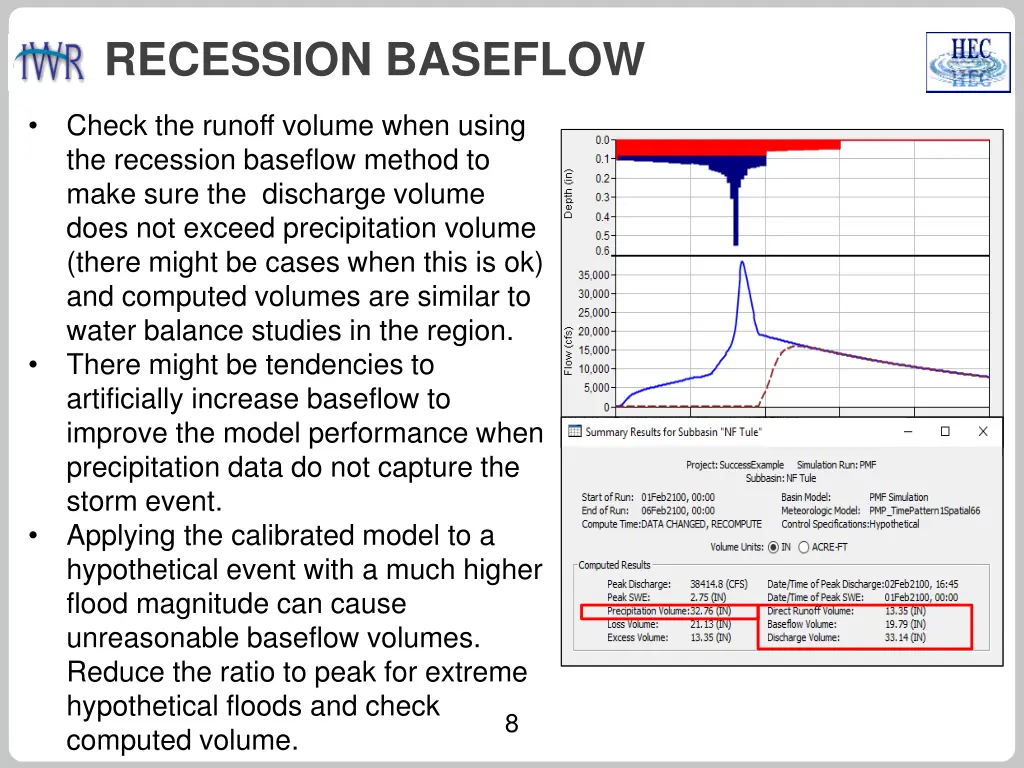 recession baseflow 6