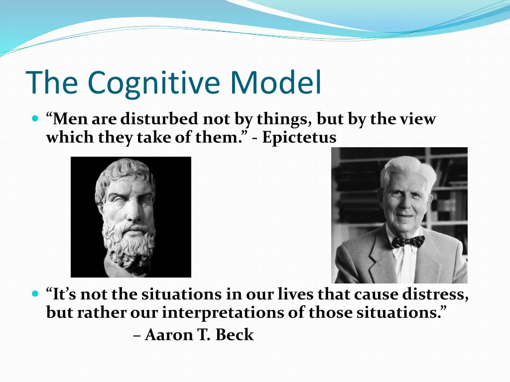 the cognitive model