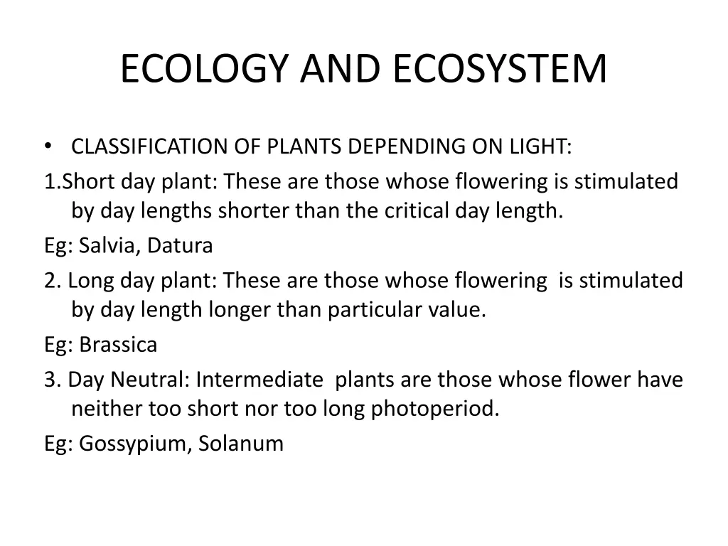 ecology and ecosystem 11