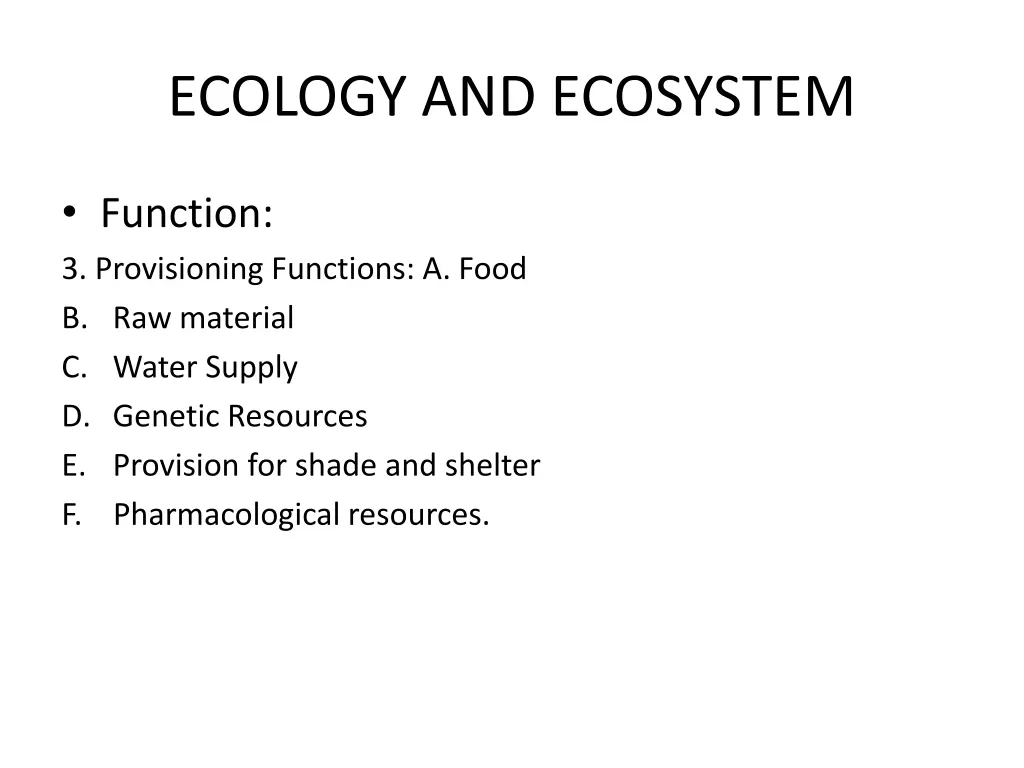 ecology and ecosystem 15