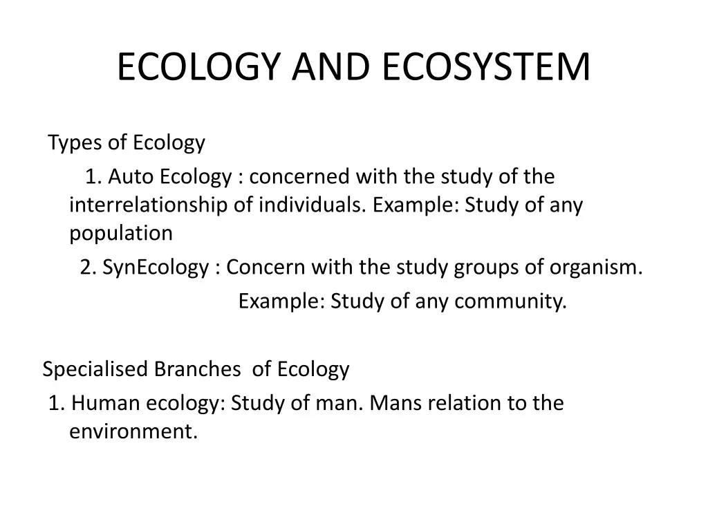 ecology and ecosystem 3