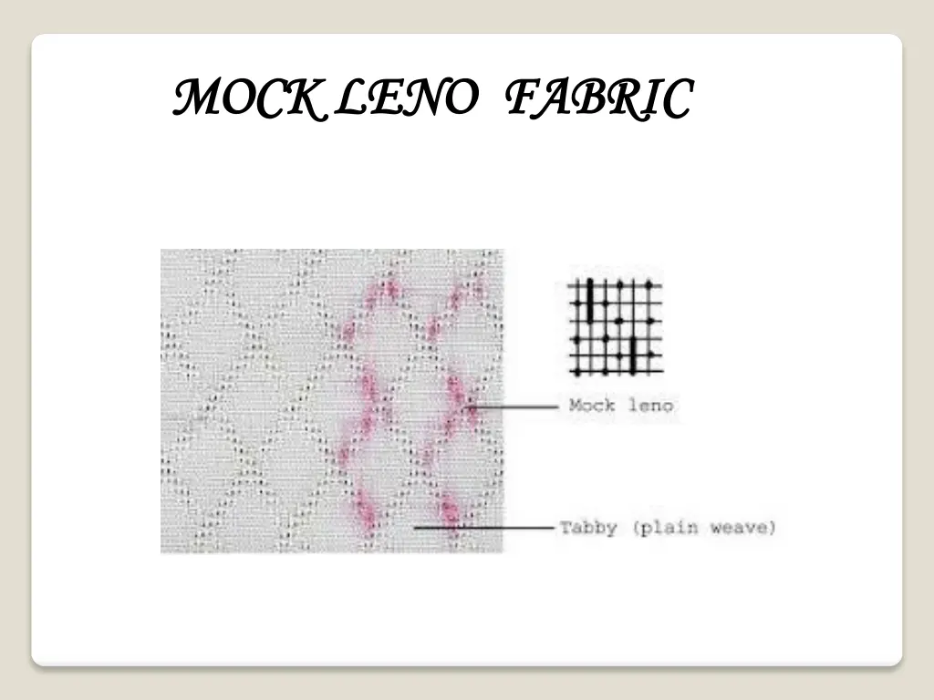 mock leno fabric mock leno fabric