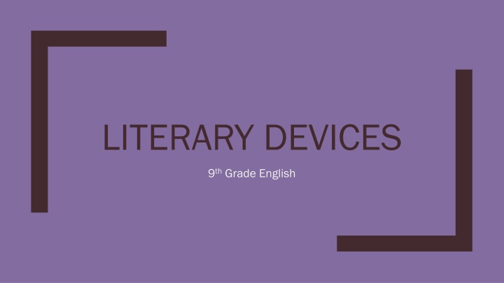 literary devices