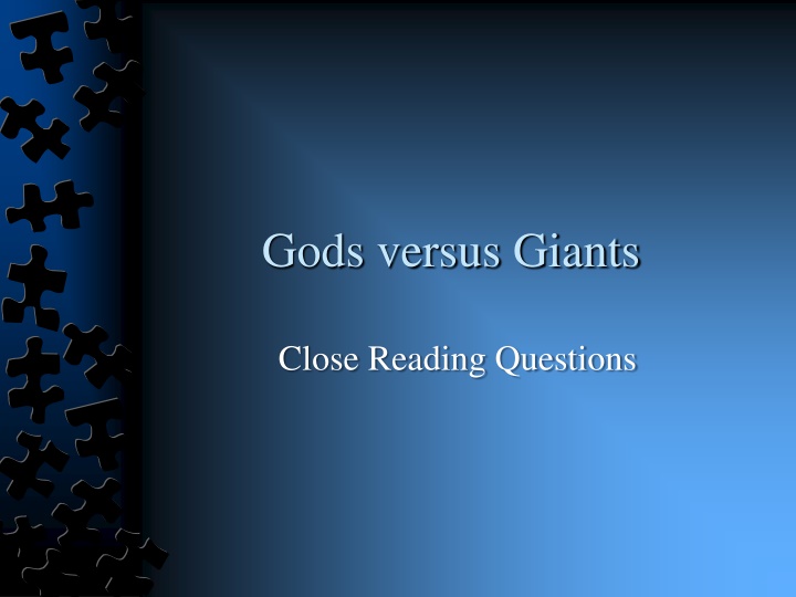 gods versus giants