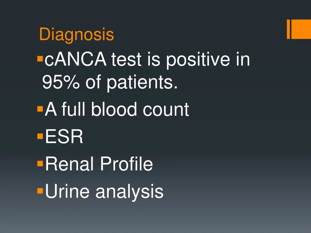 diagnosis canca test is positive