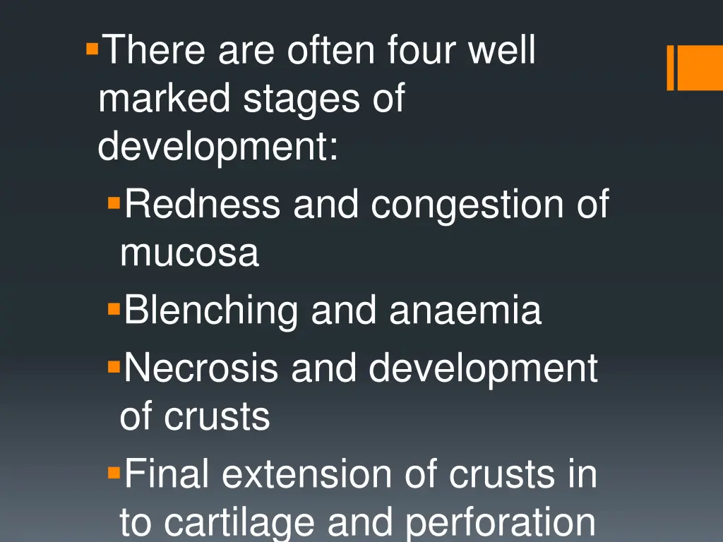 there are often four well marked stages