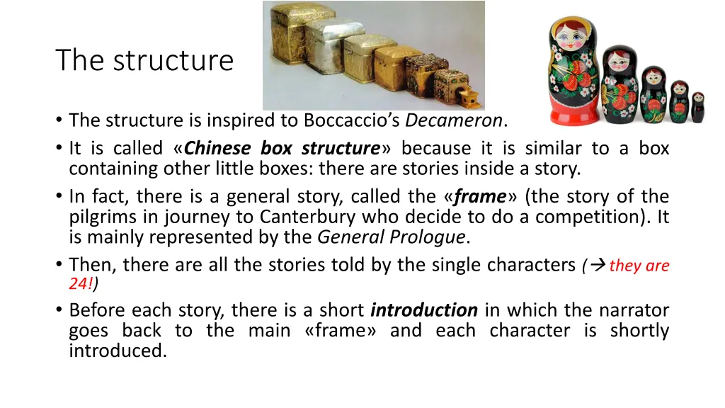 the structure