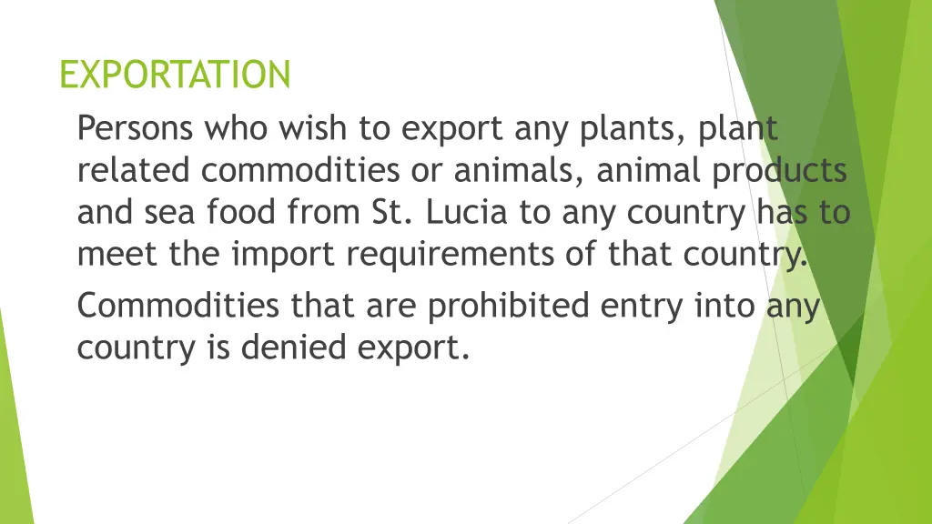 exportation persons who wish to export any plants