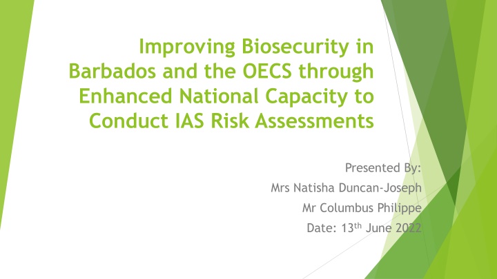 improving biosecurity in barbados and the oecs